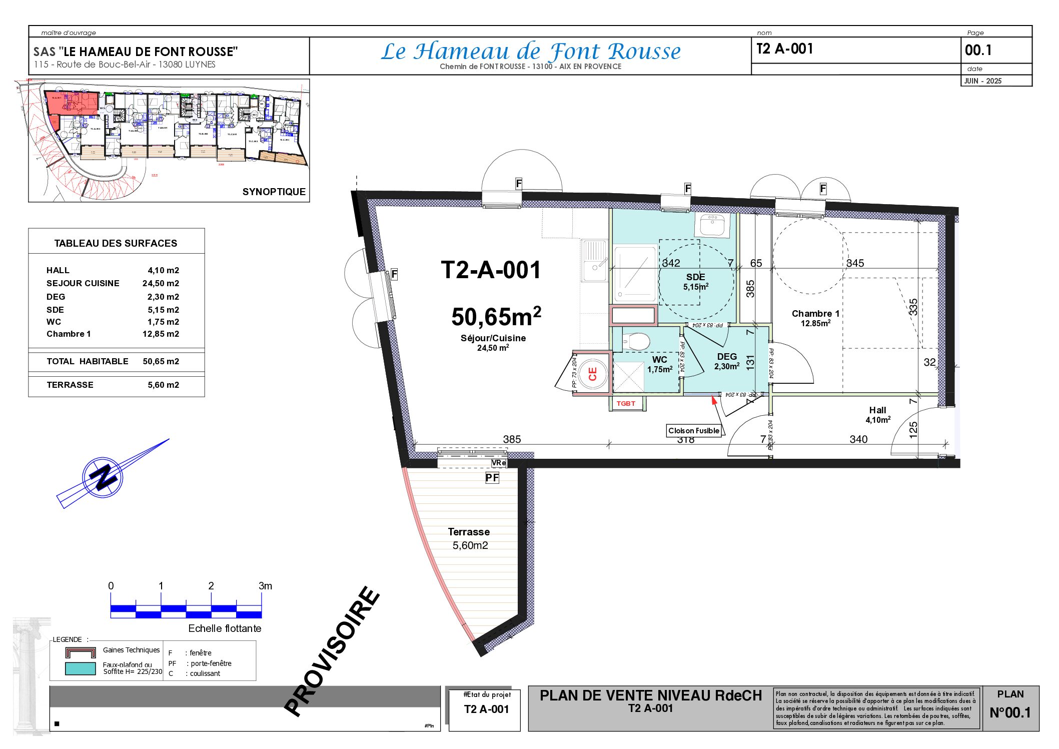 Plan T2 A001