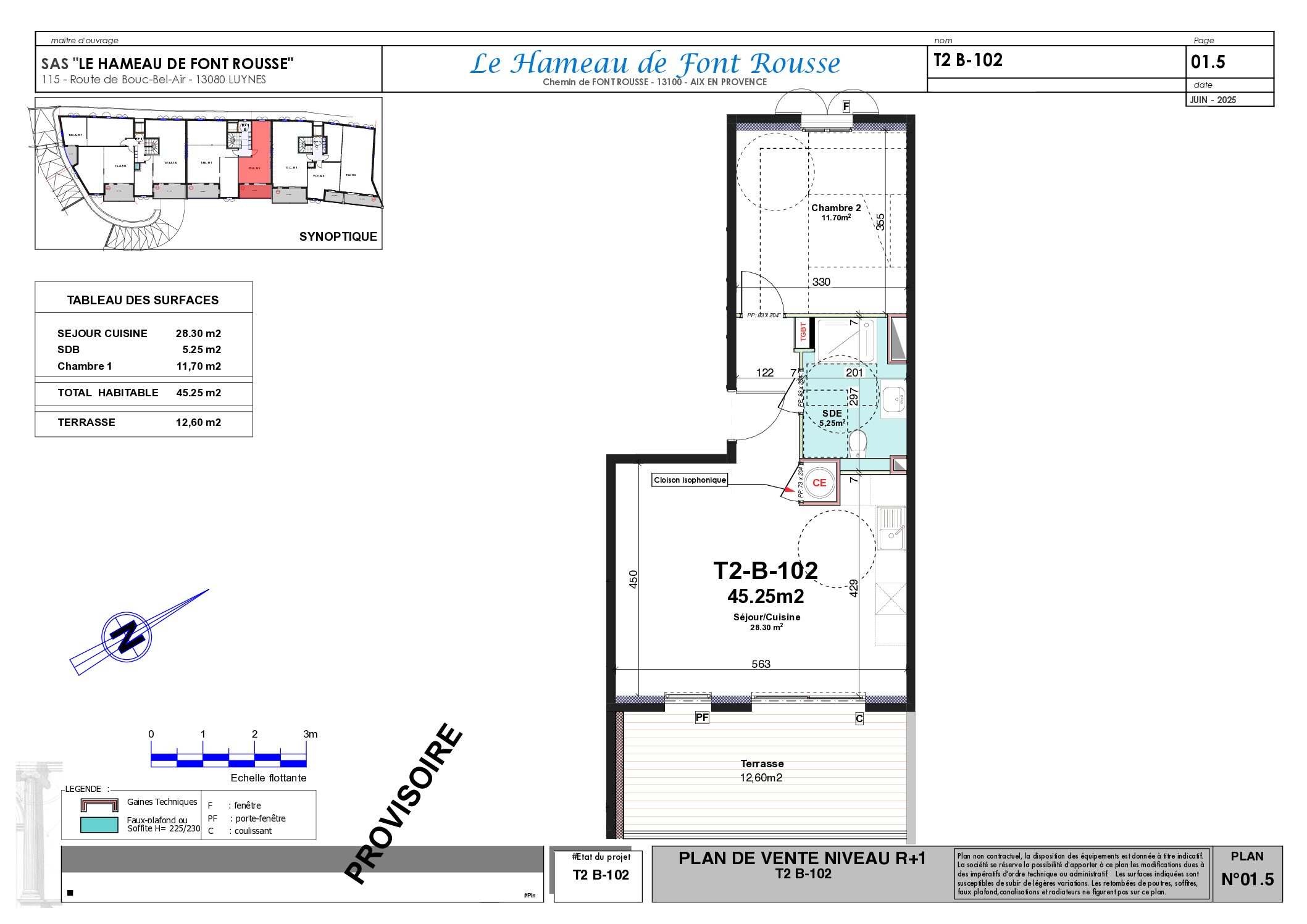 Plan T2 B102