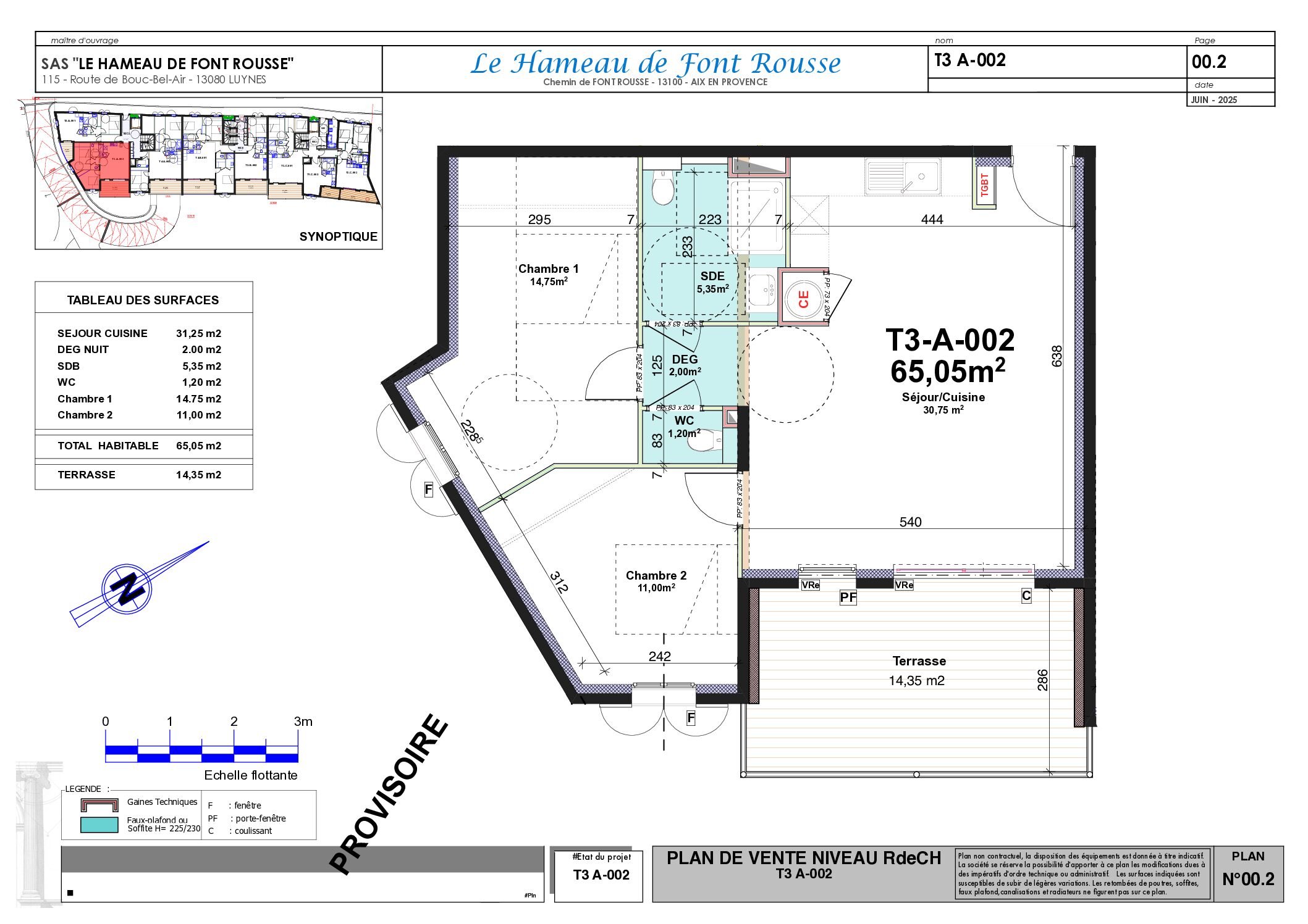 Plan T3 A002