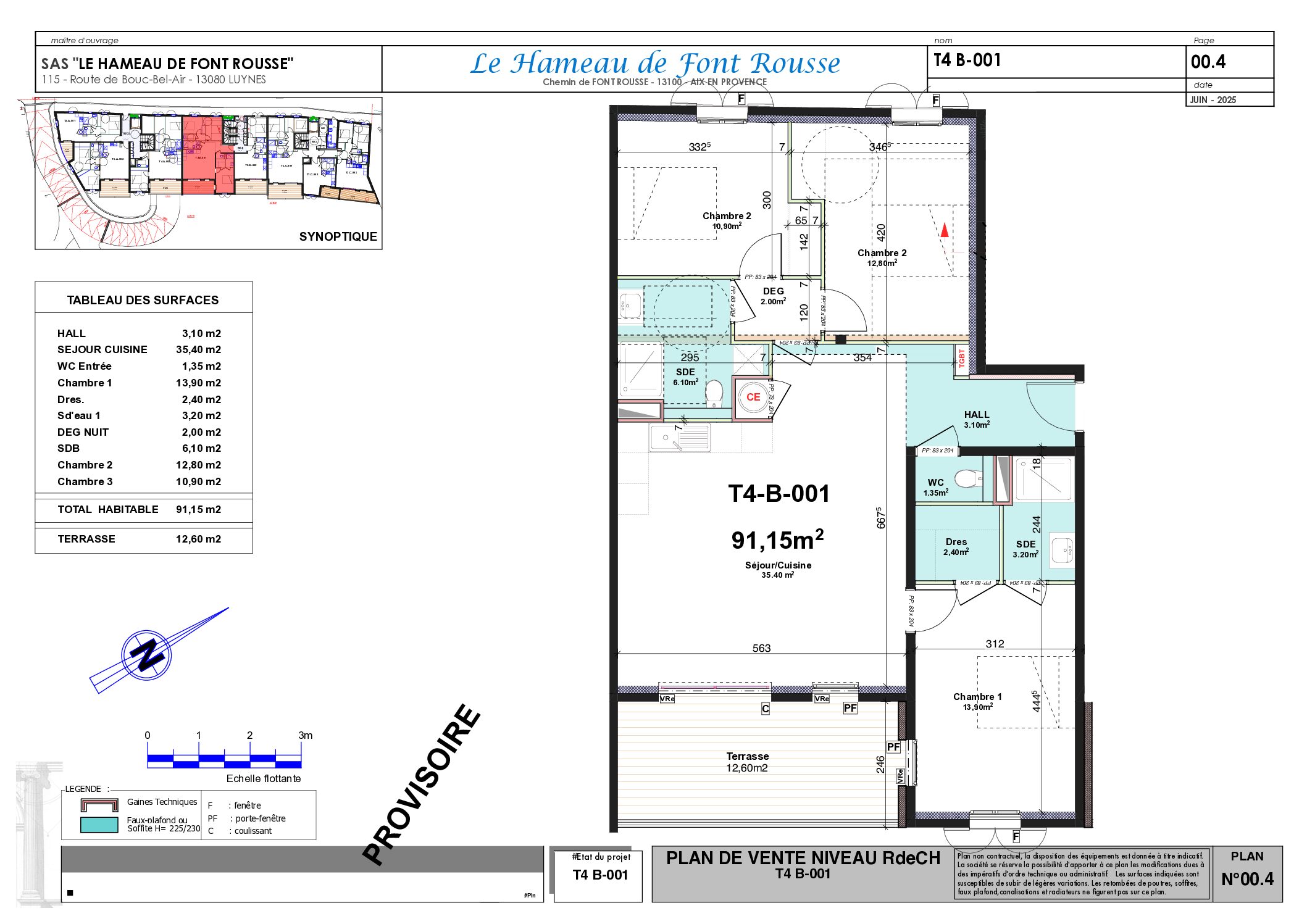 Plan T4 B001