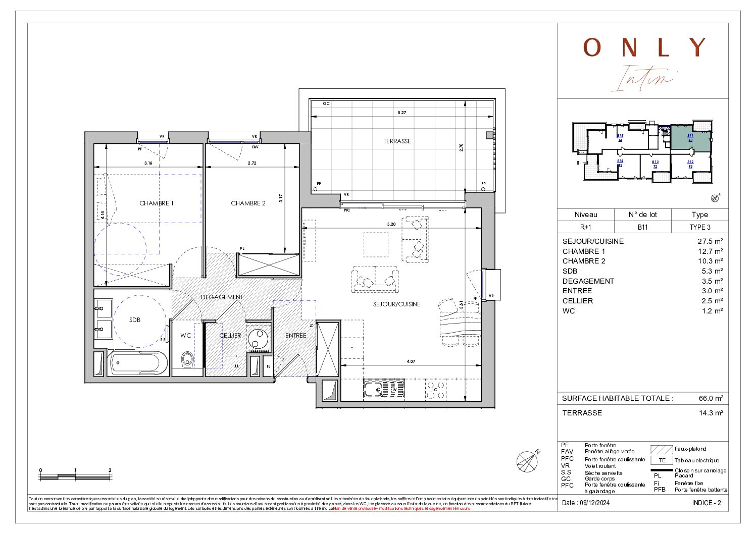 Plan T3 B11