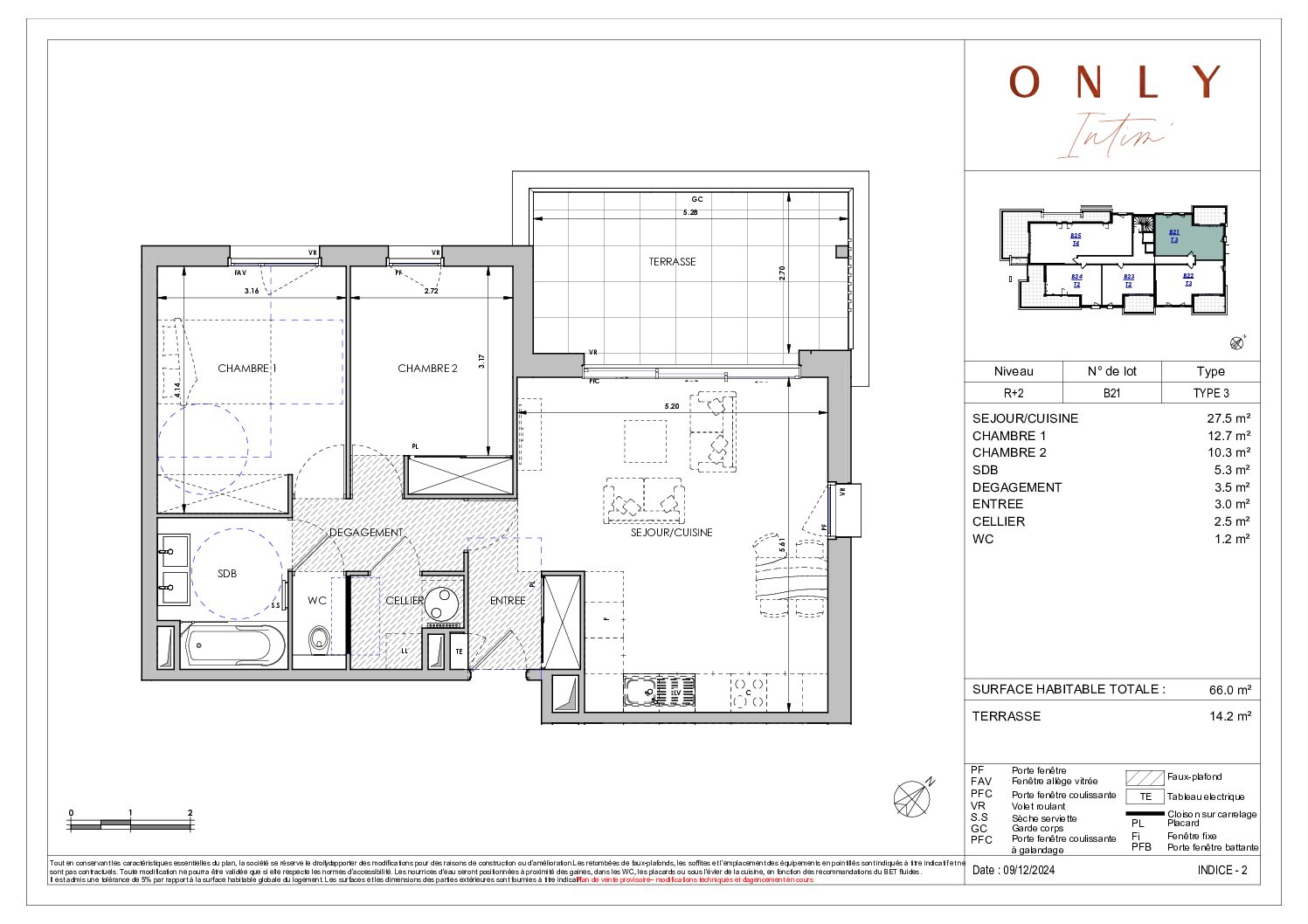Plan T3 B21