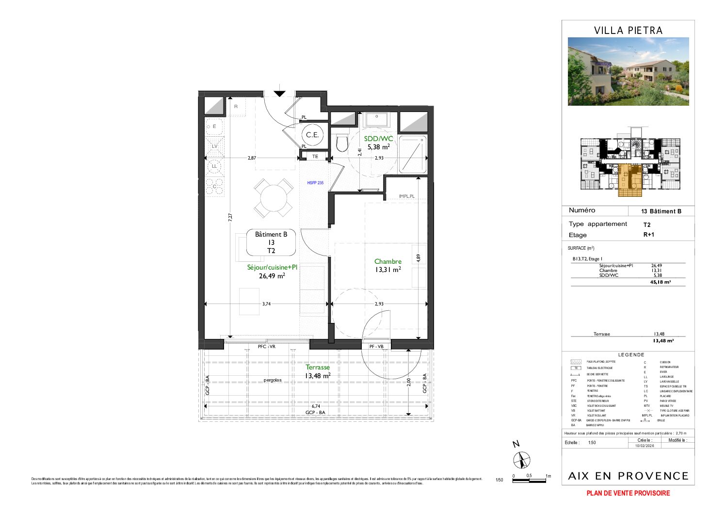 Plan T2 B13