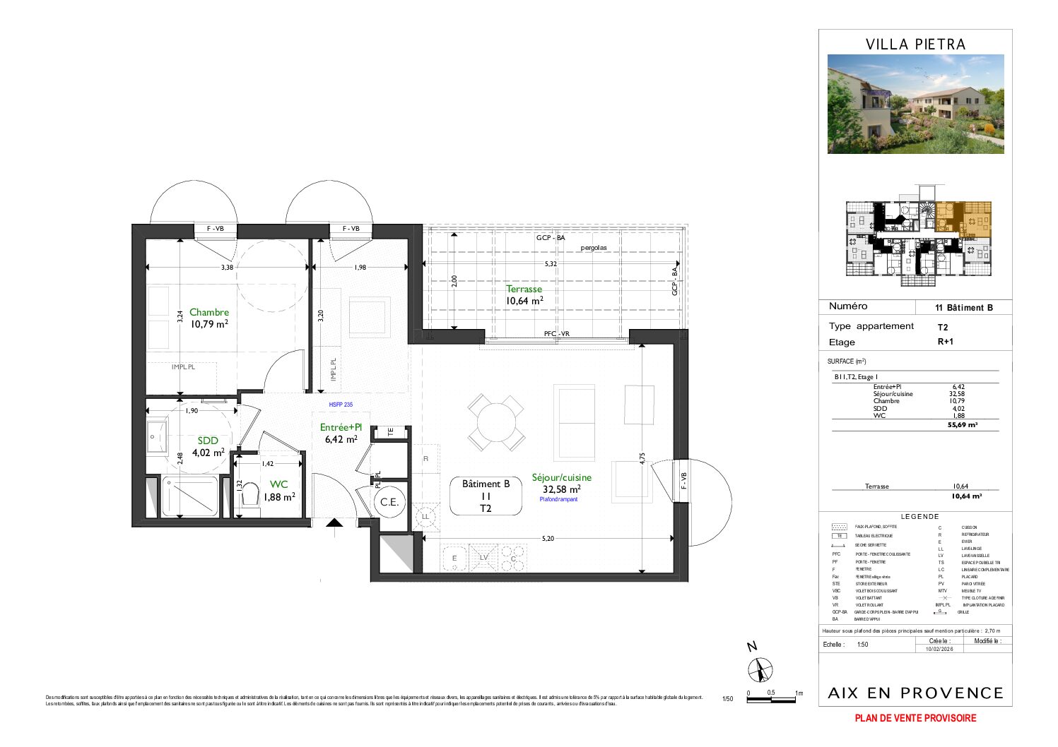 Plan T2bis B11