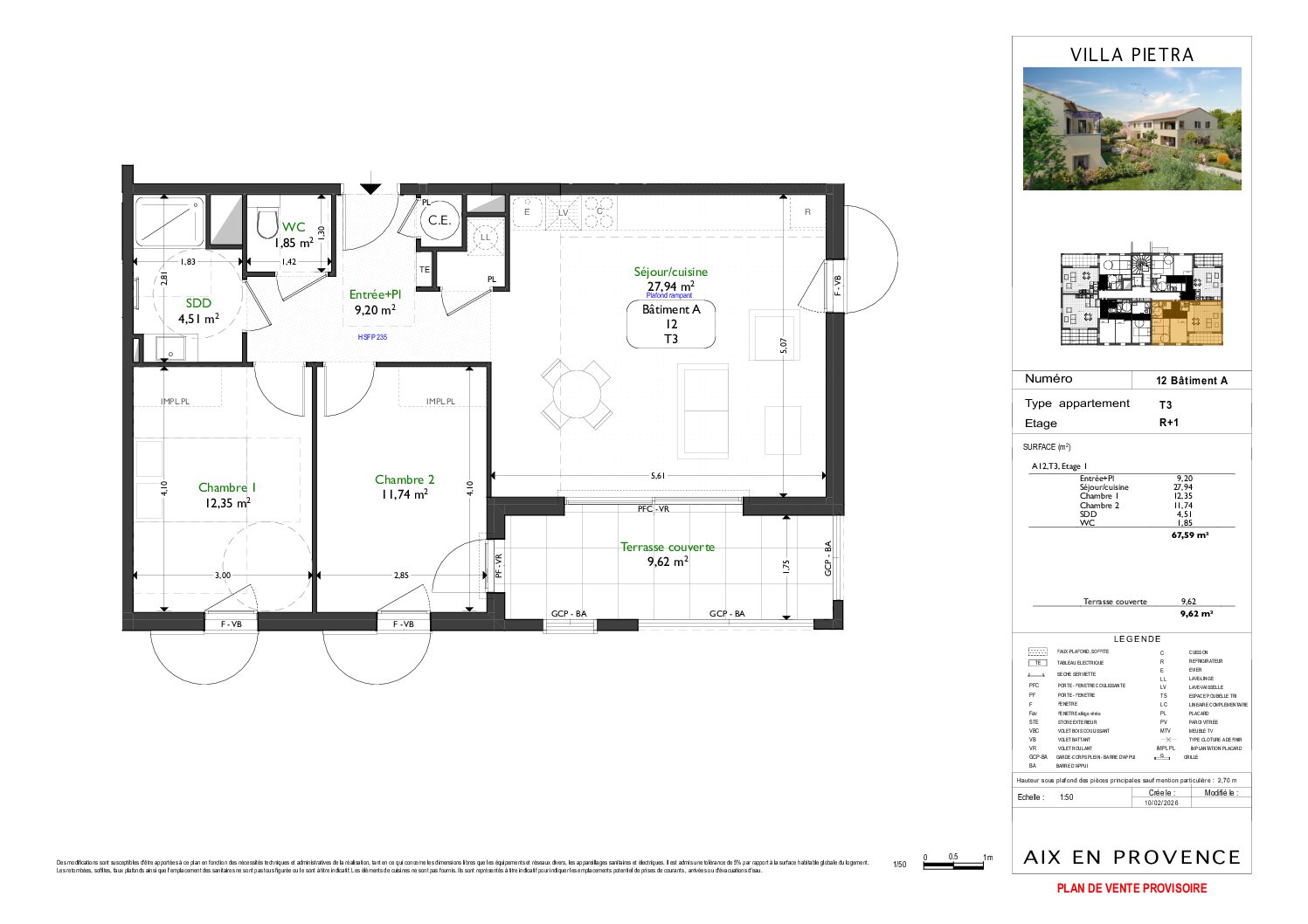 Plan T3 A12