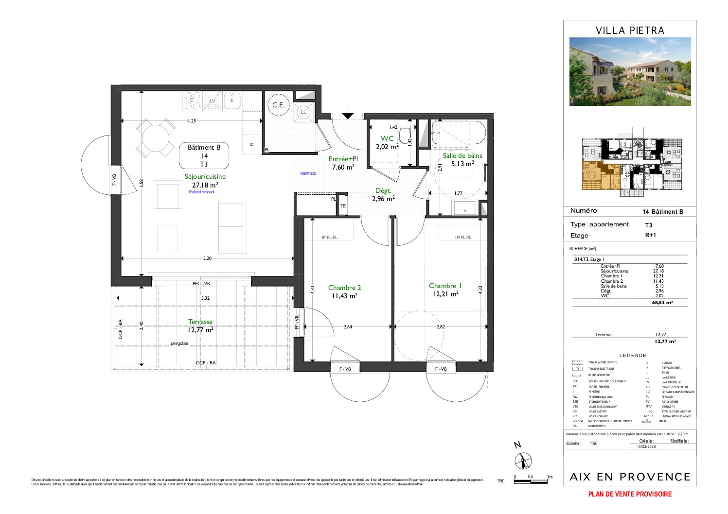 Plan T3 B14