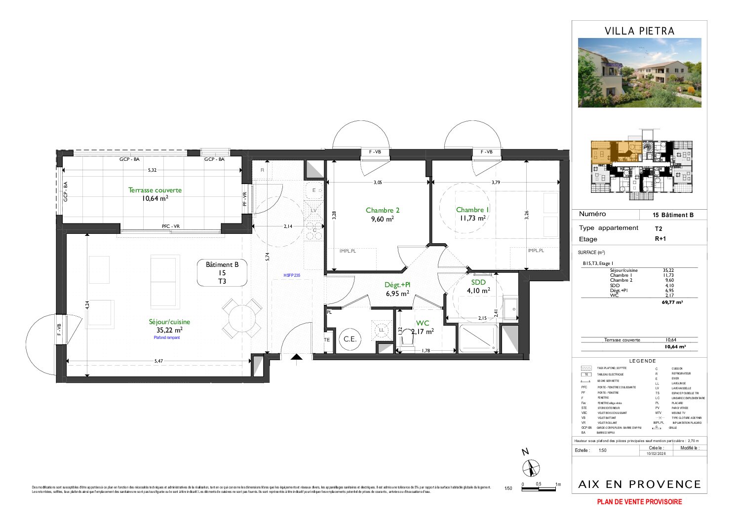 Plan T3 B15