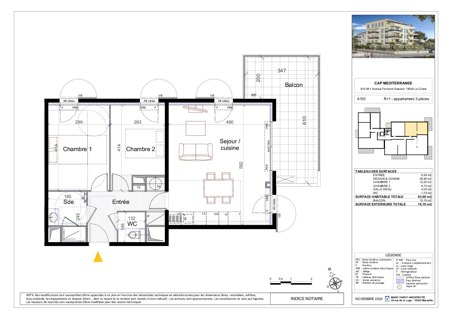 Plan T3 A102