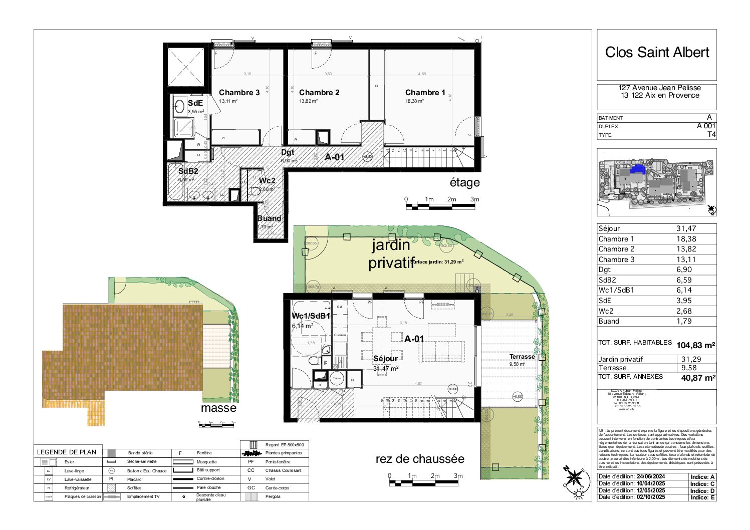Plan maison A001