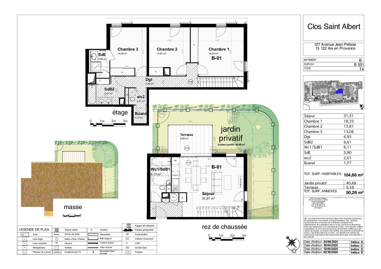 Plan maison B001