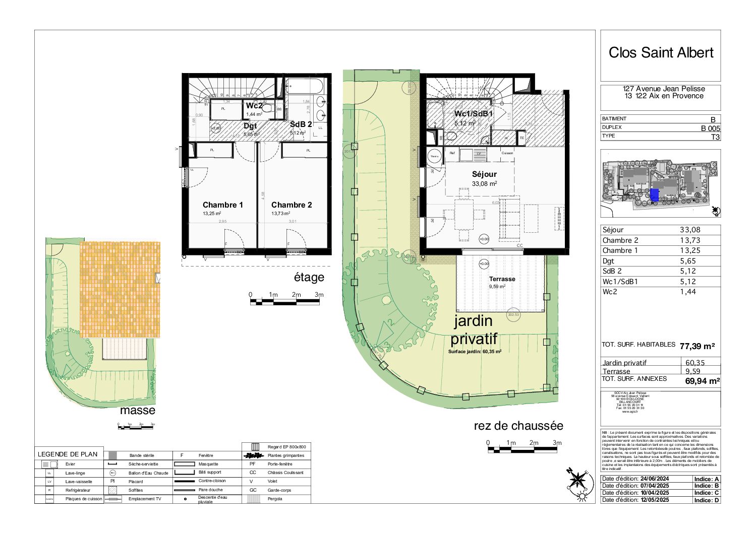 Plan T3 B005
