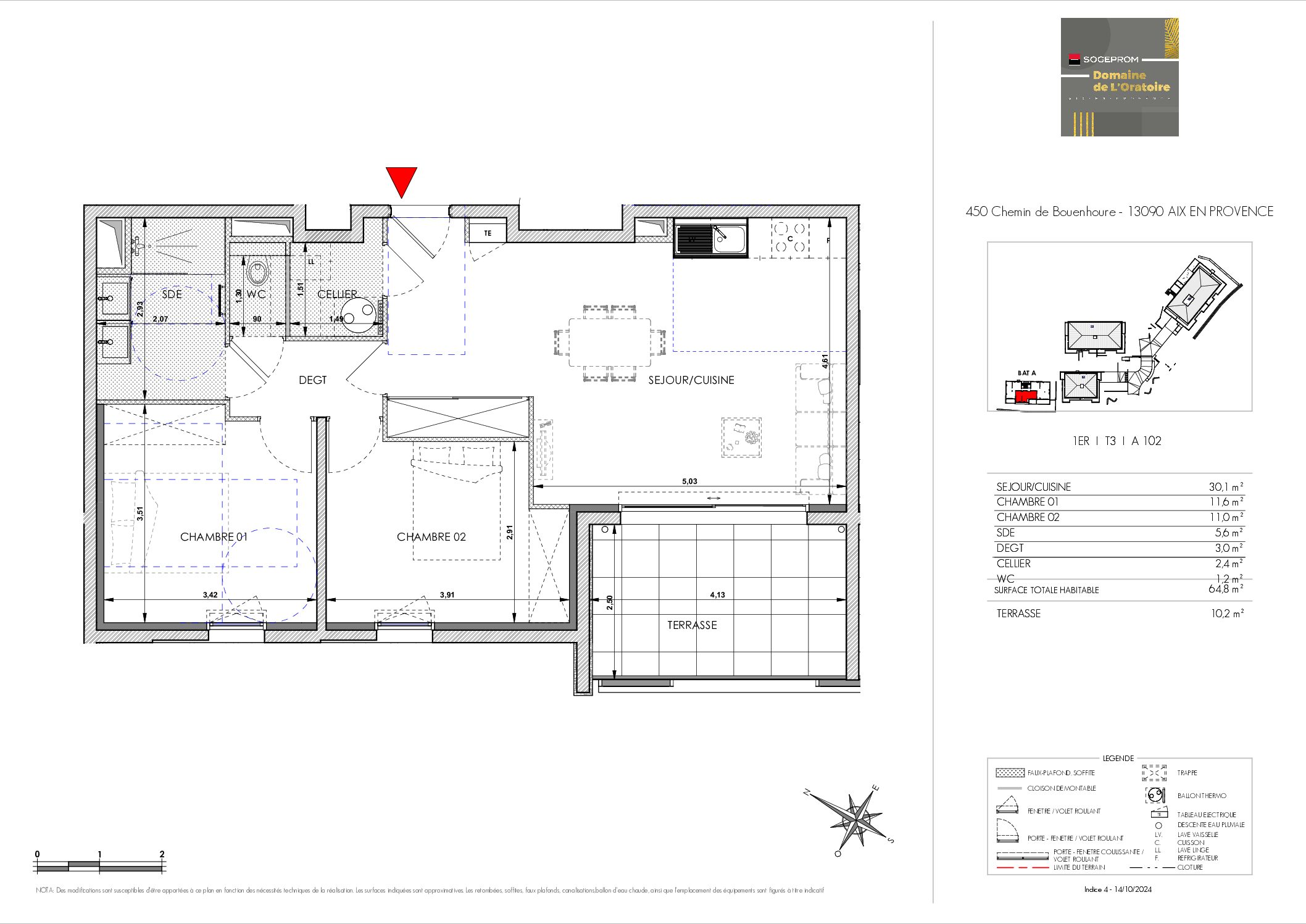 Plan T3 A102